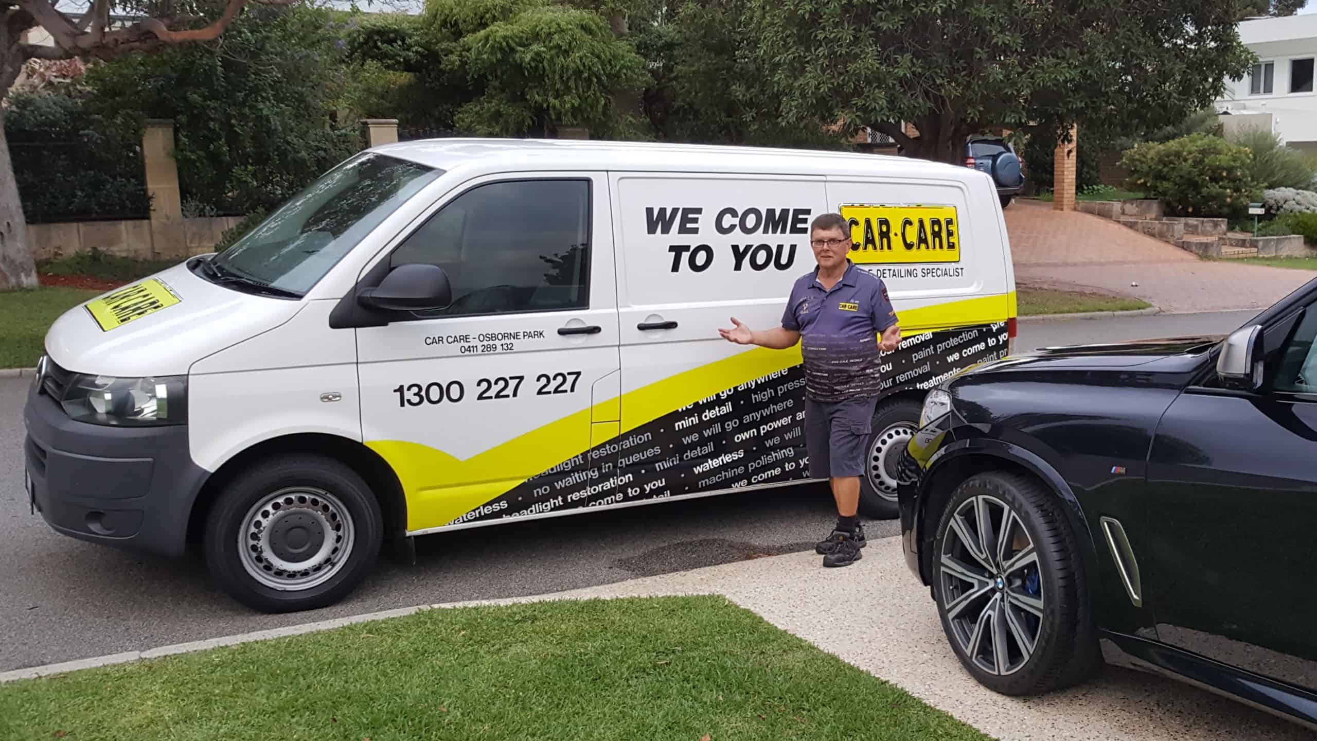 Bruce car care Osborne Park by white van